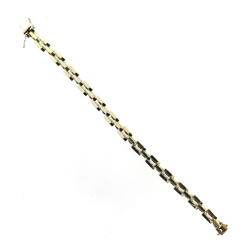 Image 5 of Gold Bismarck link bracelet