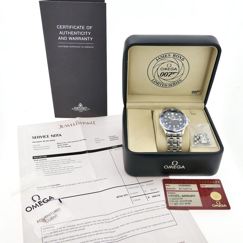 Image 4 of Omega Seamaster 'James Bond' 007 Limited Series 2226.80.00; Automatic men's watch