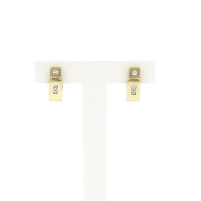 Image 1 of 14 Karat Gold Earrings with Zirconia