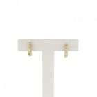 Image 1 of Gold stud earrings with zirconia