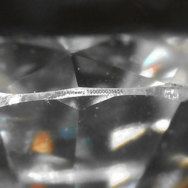 Image 6 of 0.25 ct. Brilliant cut diamond D/VS2 + HRD Certificate - Natural diamond