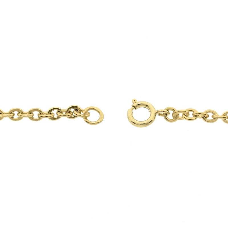 Image 6 of Gold anchor link necklace