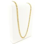 Image 3 of Two-tone gold navy link necklace