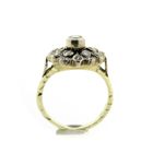 Image 3 of Two-tone entourage ring with 0.31 ct. diamonds | Vintage