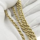 Image 2 of Gold twisted link chain | 51 cm