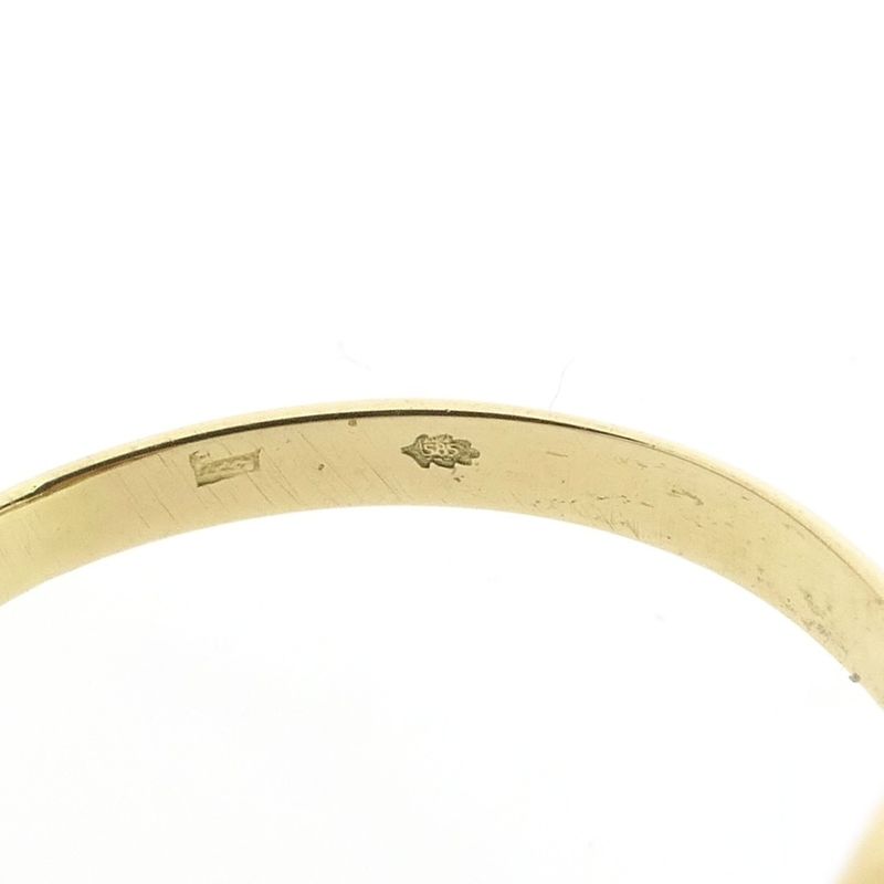 Image 6 of Antique gold ring with red coral