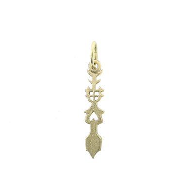Image 1 of Golden abstract pendant