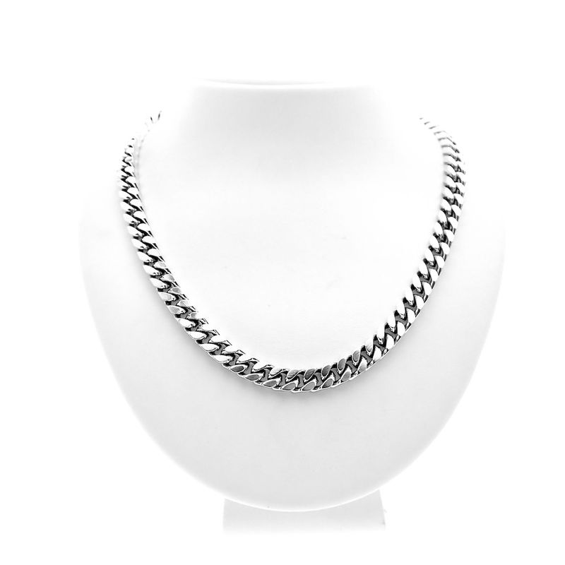 Image 3 of Silver robust gourmet link chain