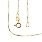 Image 1 of Gold Venetian link chain | 52.5 cm