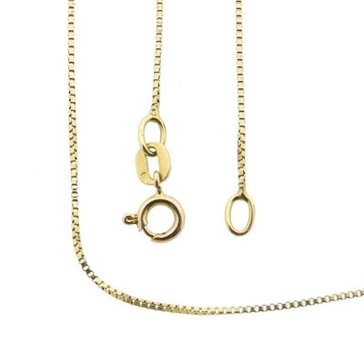 Gold Venetian link chain | 52.5 cm Image 1 of Gold Venetian link chain | 52.5 cm