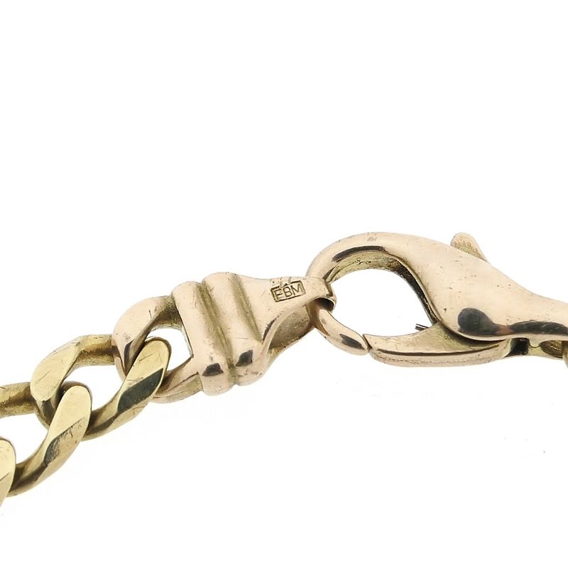 Image 5 of 8 carat Figaro link bracelet