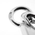 Image 10 of Silver flat gourmet link chain | 50 cm