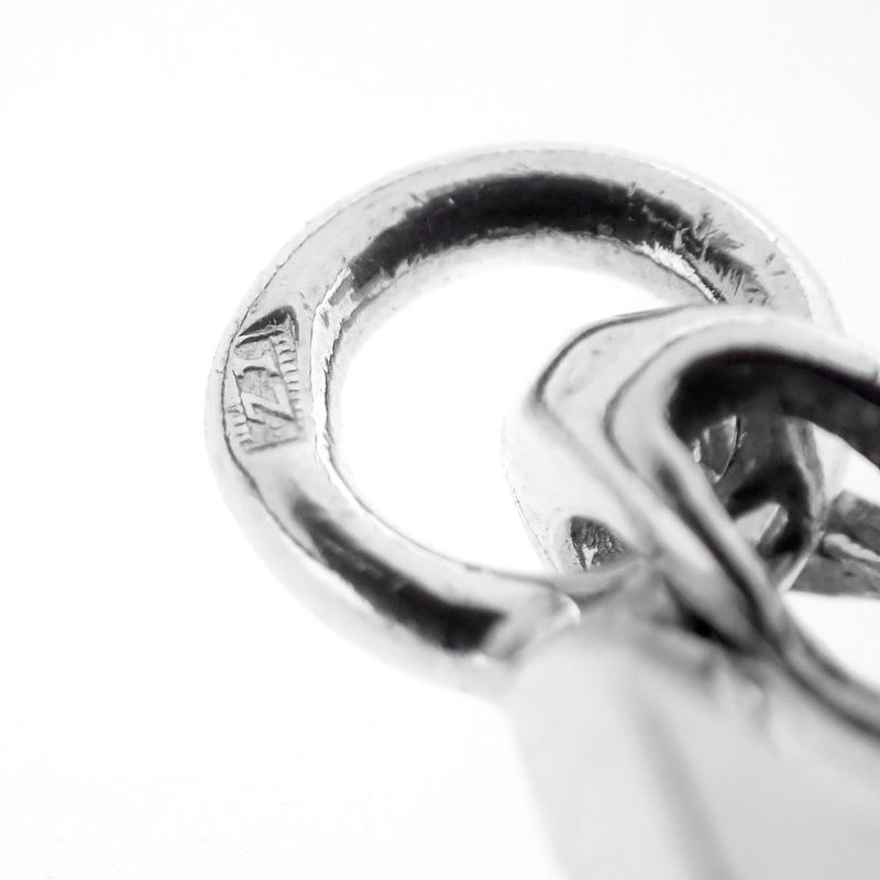 Image 10 of Silver flat gourmet link chain | 50 cm