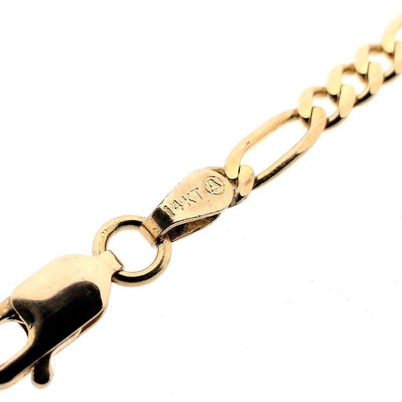 Afbeelding 8 van Gouden Figaro schakelketting
