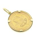 Image 8 of Gold five-guilder coin pendant; Queen Wilhelmina 1912