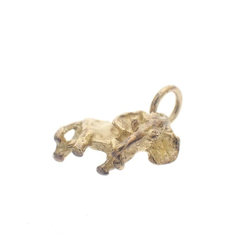 Image 3 of Gold elephant pendant