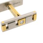 Image 9 of Cufflinks; 0.07 ct. diamond; 18k yellow gold and palladium