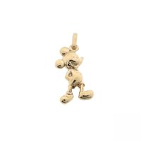 Gold Disney pendant; Mickey Mouse