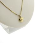 Image 2 of Gold pendant of a heart with zirconia