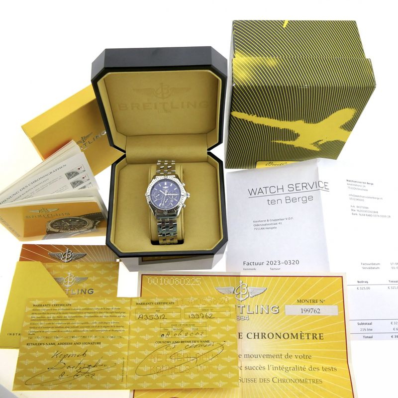 Image 14 of Breitling Shadow Flyback A35312; Automatic chronograph watch