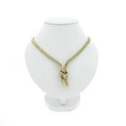 Image 1 of Gold herringbone link necklace