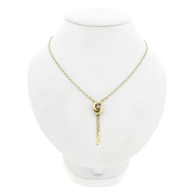 Image 1 of Gold Cardano Necklace with Diamond