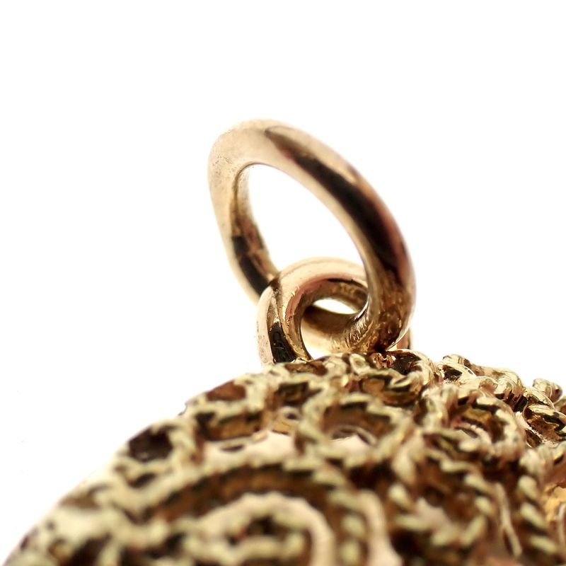 Image 5 of 18-karat gold filigree pendant with sapphire | Brevetto