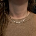 Image 4 of Gold flat gourmet link chain | 42.5 cm