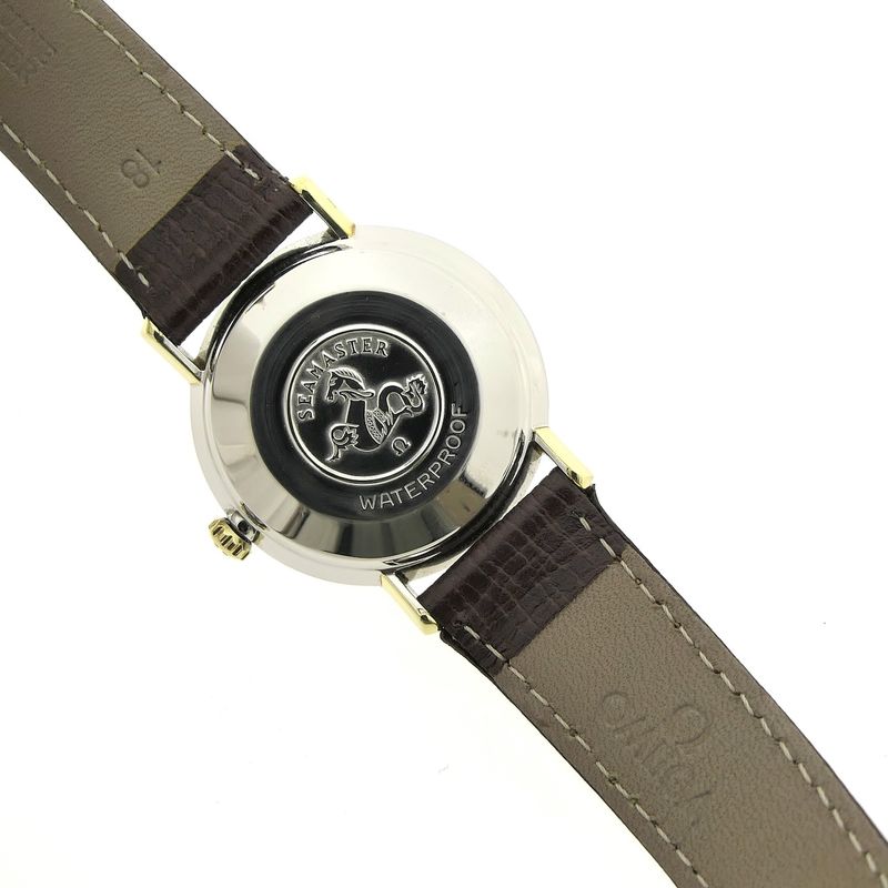 Image 13 of Omega Seamaster Deville 136.020; Vintage 14k. gold cap watch