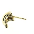 Image 6 of Gold stud earrings with zirconia