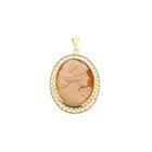 Image 1 of Gold pendant with cameo
