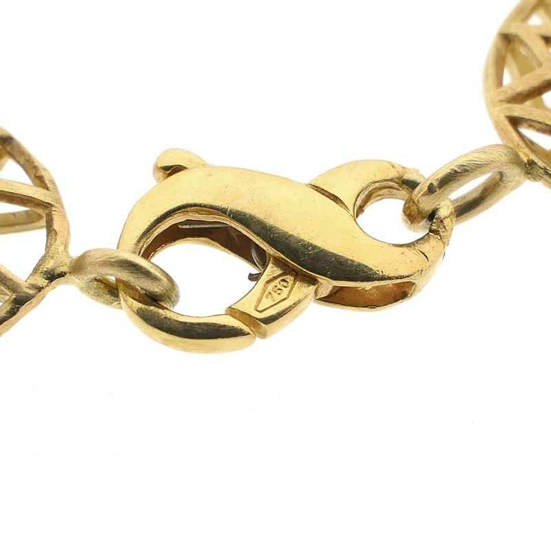 Image 4 of Vintage gold fantasy link necklace