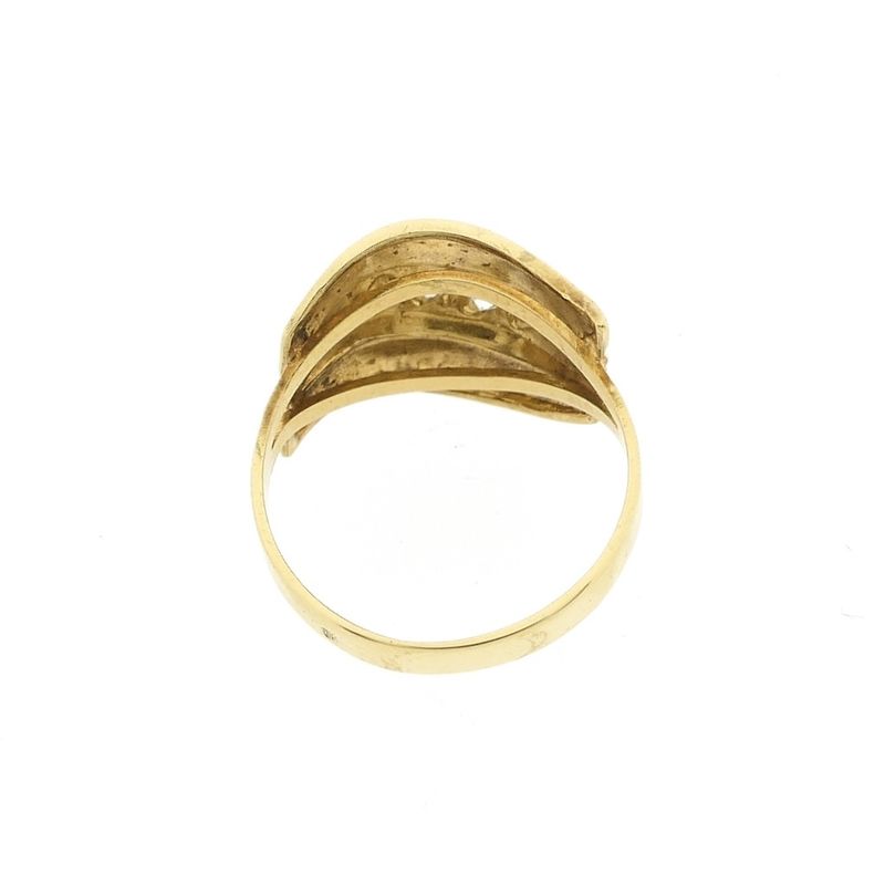 Image 6 of Gold ring with zirconia