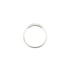 Image 4 of White gold ring with diamond | 0.05 ct.