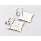 Image 3 of Silver earrings with a fantasy picture