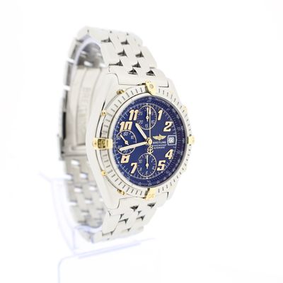 Image 2 of Breitling Chronomat B13050.1; Gold/steel men's watch