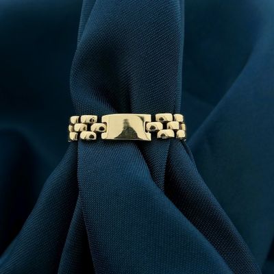 Image 2 of Golden Bismarck link ring