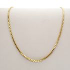Image 1 of Golden Venetian link chain | 46 cm