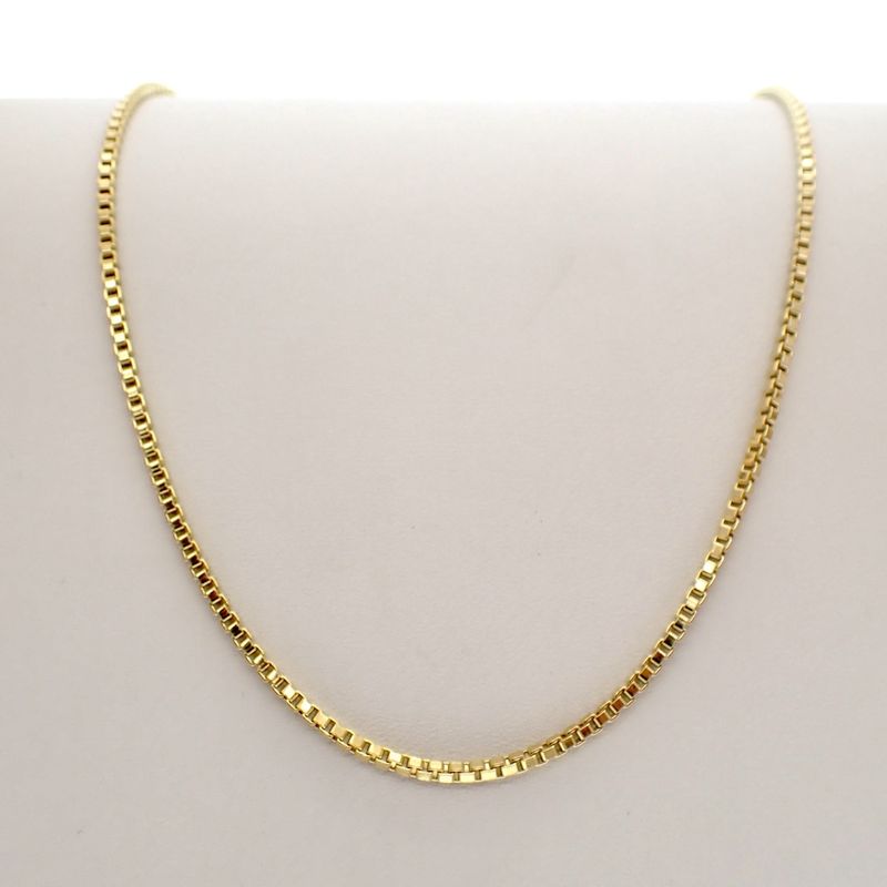 Image 1 of Golden Venetian link chain | 46 cm
