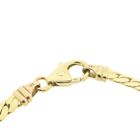 Image 3 of Gold flat gourmet link bracelet | 19.5 cm