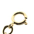 Image 7 of Gold necklace with a fixed pendant and diamond; 0.025 ct. | 42.5 cm