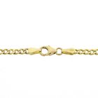 Image 6 of Gold gourmet link bracelet with a heart | 18.5 cm