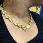 Image 2 of Exclusive; 18-karat vintage gold necklace; Leaf | 45 cm
