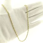 Image 7 of Gold anchor link necklace