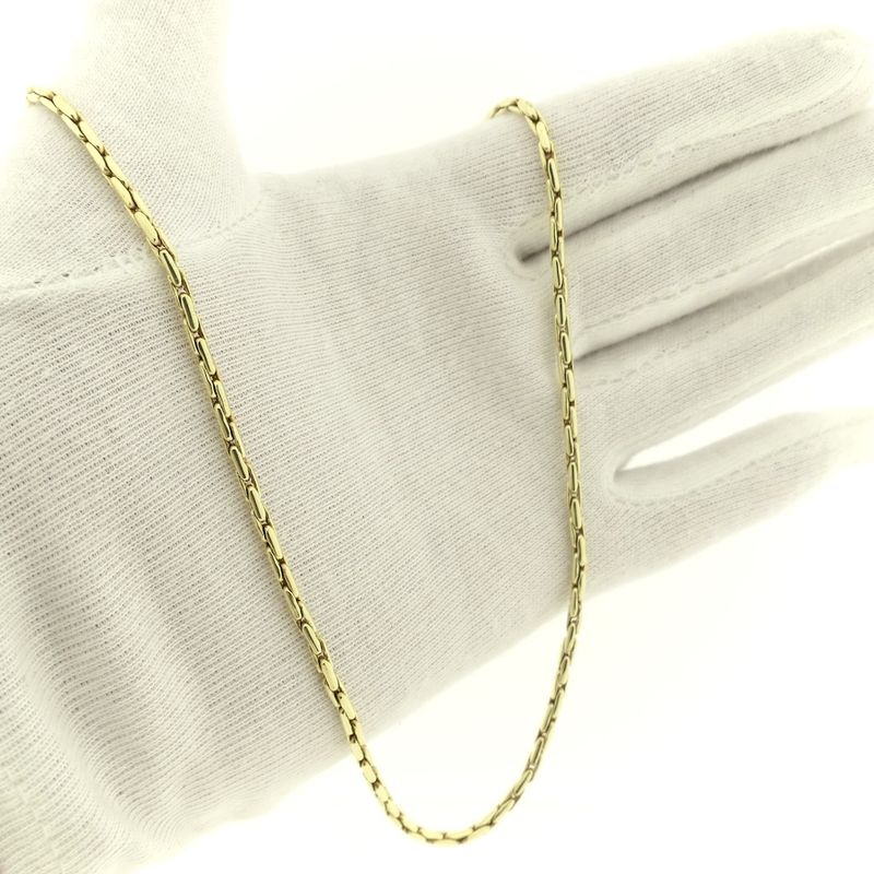 Image 7 of Gold anchor link necklace