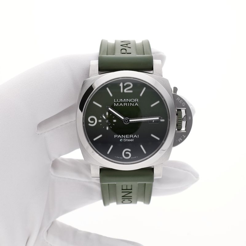 Image 14 of Panerai Luminor Marina Verde Smeraldo PAM01356; Automatic Men's Watch