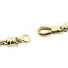 Image 6 of Two-tone gold anchor link necklace | 44.5 cm