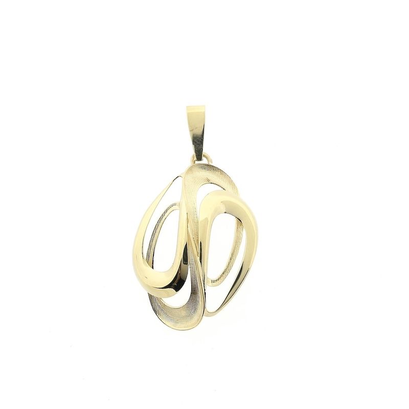 Image 1 of Golden abstract pendant