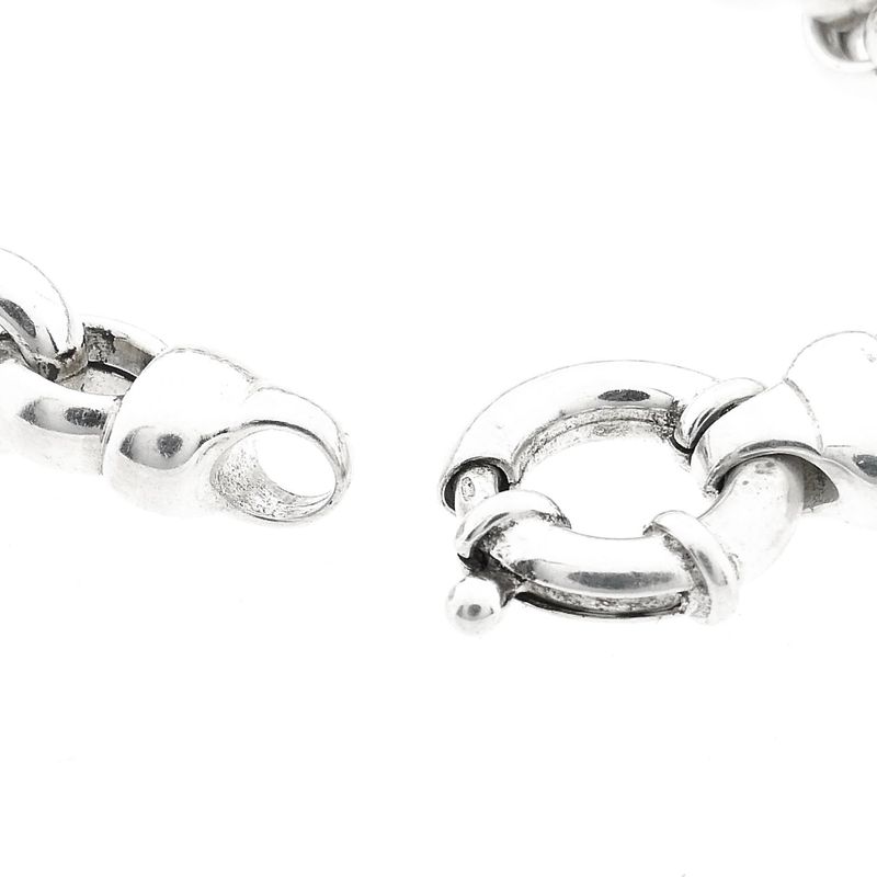 Afbeelding 5 van Zilveren jasseronschakel armband | 20,5 cm 