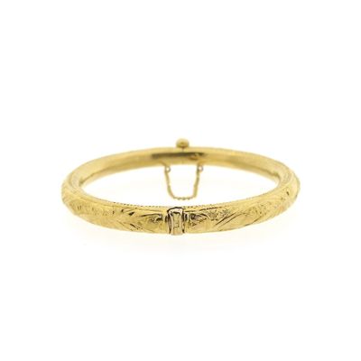 22 carat Surinamese gold bangle; size S/M Image 1 of 22 carat Surinamese gold bangle; size S/M